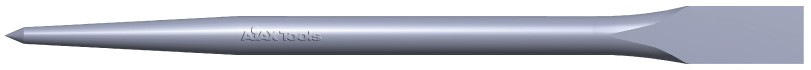 Plated Pry Bar, 3/4" Stock Size, 24" Long 9124-PL