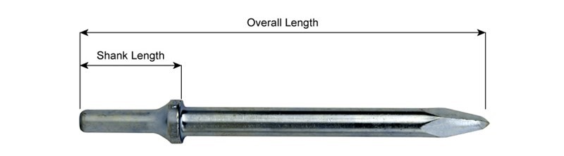 .401 Turn-Type Shank, Moil Point, 7" Long 940-PL