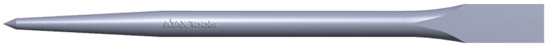 Plated Pry Bar, 3/4" Stock Size, 24" Long 9124-PL